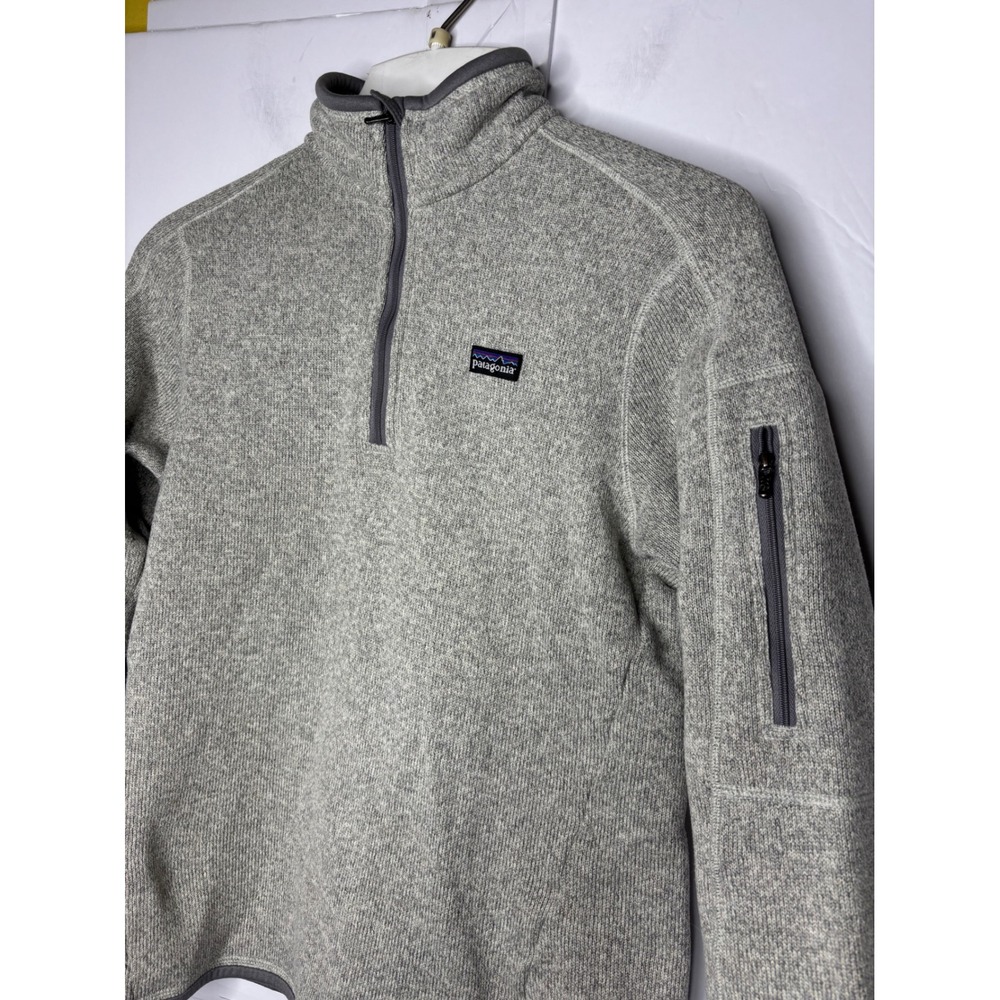 Patagonia Better Sweater‎ 1/4 Zip Fleece Pullover Heather Gray Womens Small